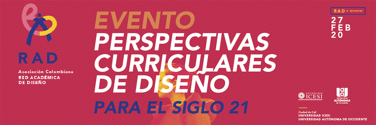 Encuentro RAD 2020 «Perspectivas curriculares en Diseño»