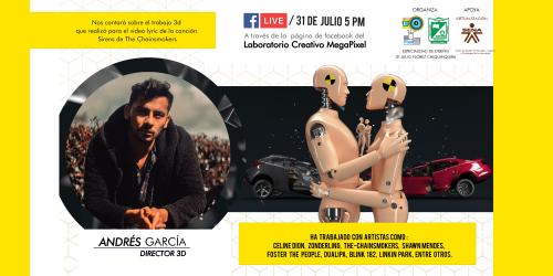 Facebook Live con el crack colombiano del 3D Andrés García Director 3D